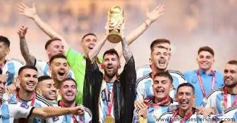 বিশ্ব চ্যাম্পিয়ন মেসির আর্জেন্টিনা