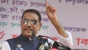 সরকার পদত্যাগ করলে সংলাপ করবে কে ? ফখরুলকে ওবায়দুল কাদের