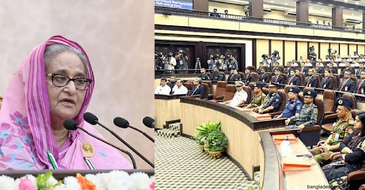 বাংলাদেশ কখনো বাইরের হস্তক্ষেপের কাছে মাথা নত করবে না : প্রধানমন্ত্রী