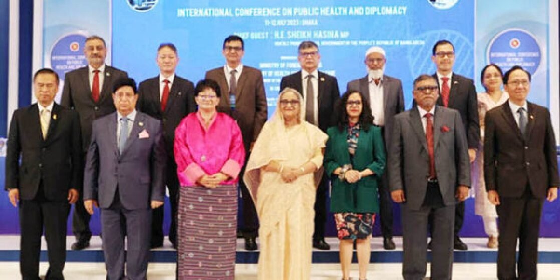 জনস্বাস্থ্য সম্পর্কিত লক্ষ্য অর্জনে বৈশ্বিক অংশীদারিত্ব প্রতিষ্ঠার আহ্বান প্রধানমন্ত্রীর