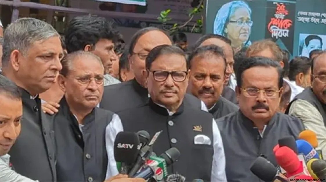 বিএনপি’র হাতে গণতন্ত্র নিরাপদ নয়: ওবায়দুল কাদের