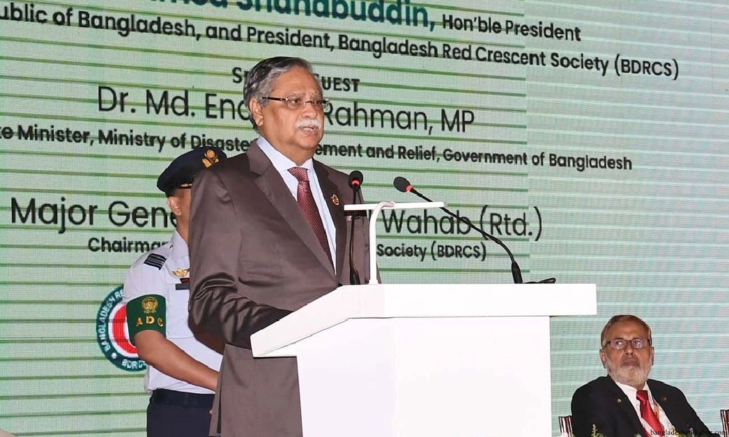 রোহিঙ্গা ইস্যুতে দ্রুত বৈশ্বিক পদক্ষেপের আহ্বান পুনর্ব্যক্ত রাষ্ট্রপতির